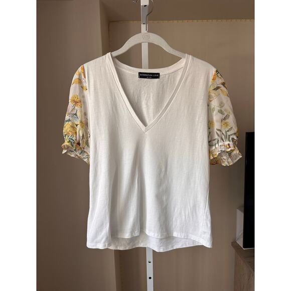Generation Love Shannon Top Off White Marigold Bloom size Small - Picture 3 of 6